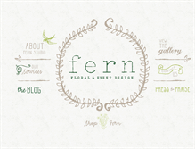 Tablet Screenshot of fern-studio.com